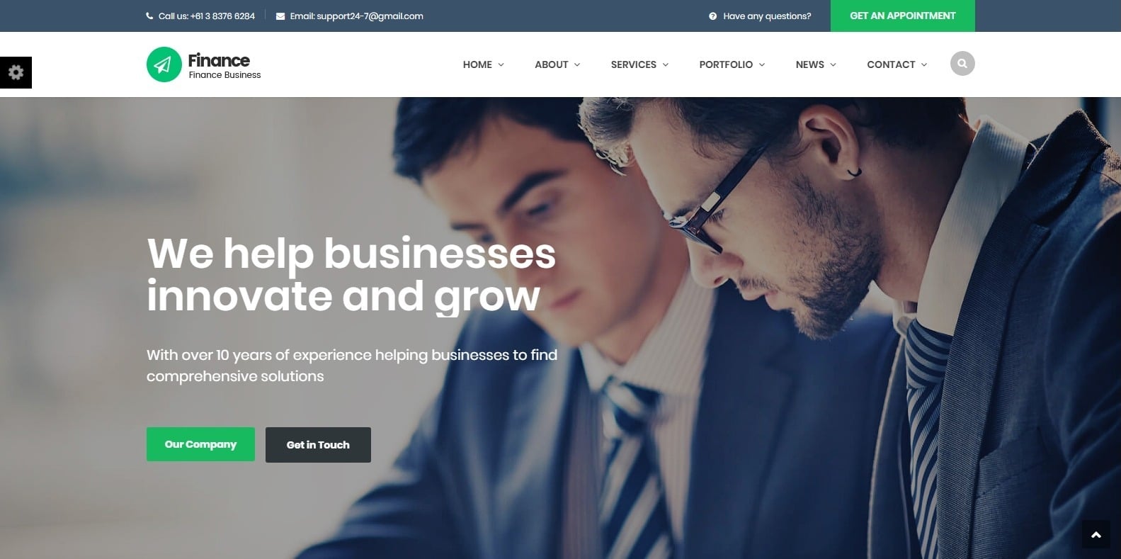 finance-accounting-website-template