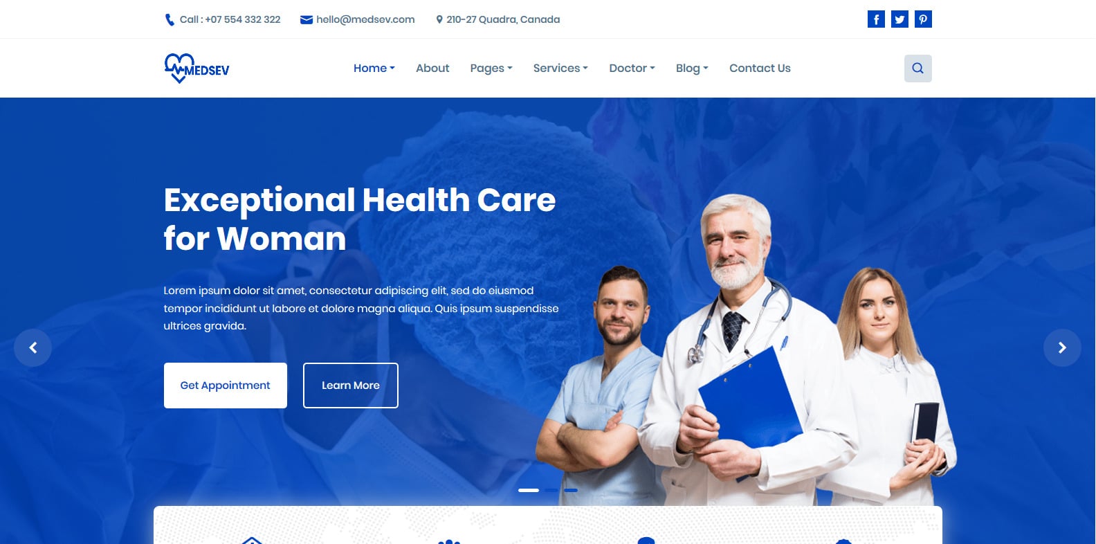 medsev-physical-therapy-website-template