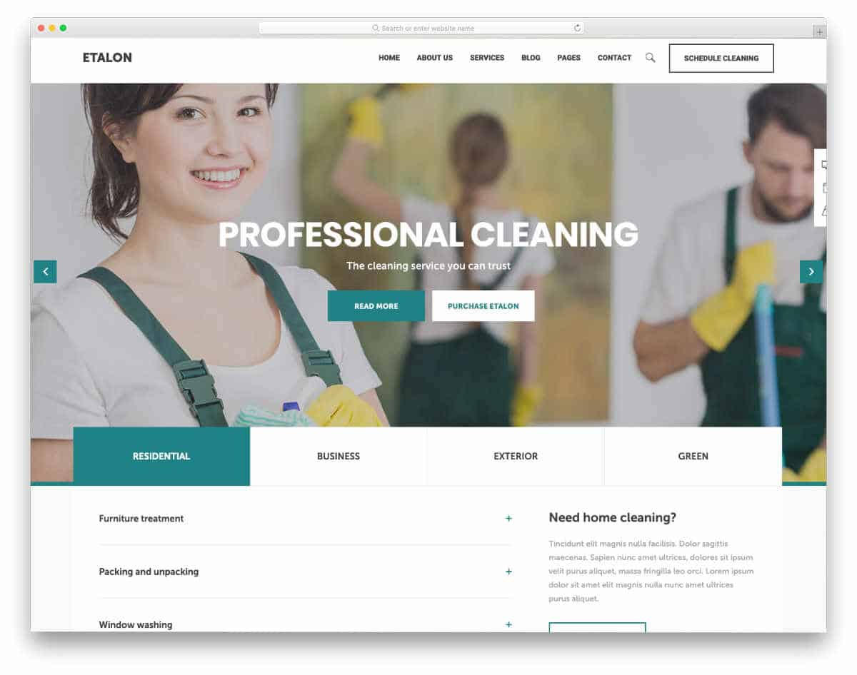 multipurpose service business website template