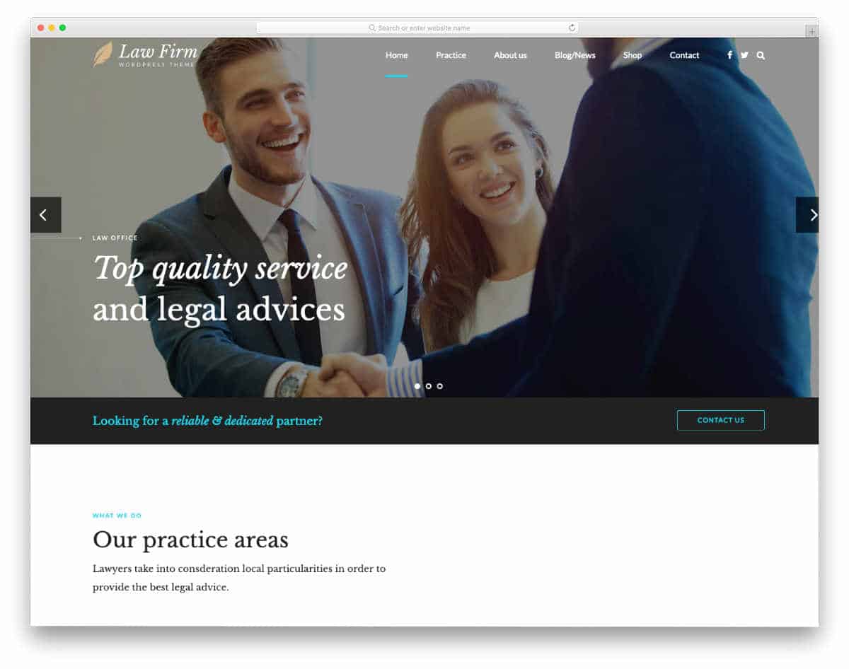 multipurpose law and law firm website template