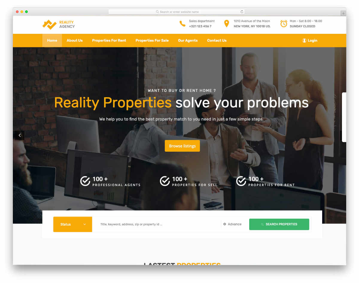 real estate consultancy and real estate investor templates