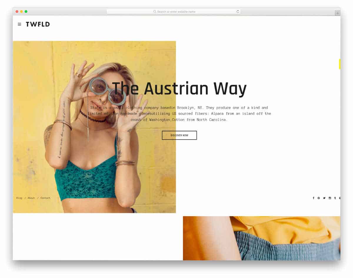 agency style website template