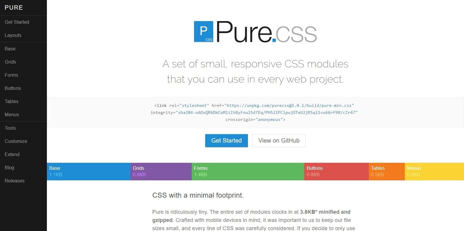 pure-css-framework