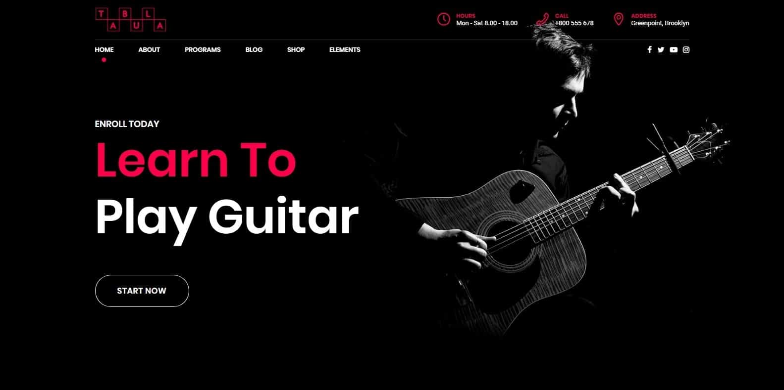 tabula-music-studio-website-template