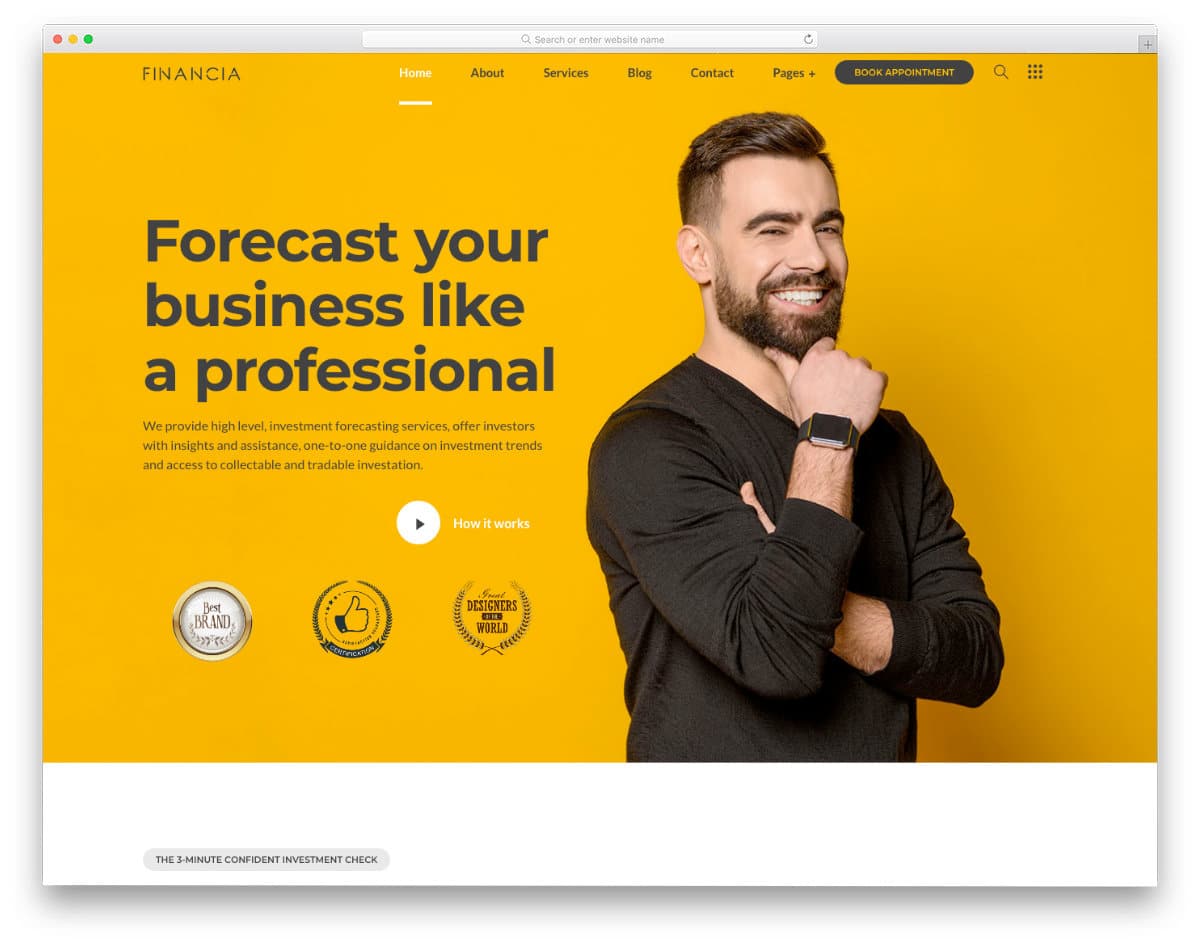 multipurpose finance and investment website template
