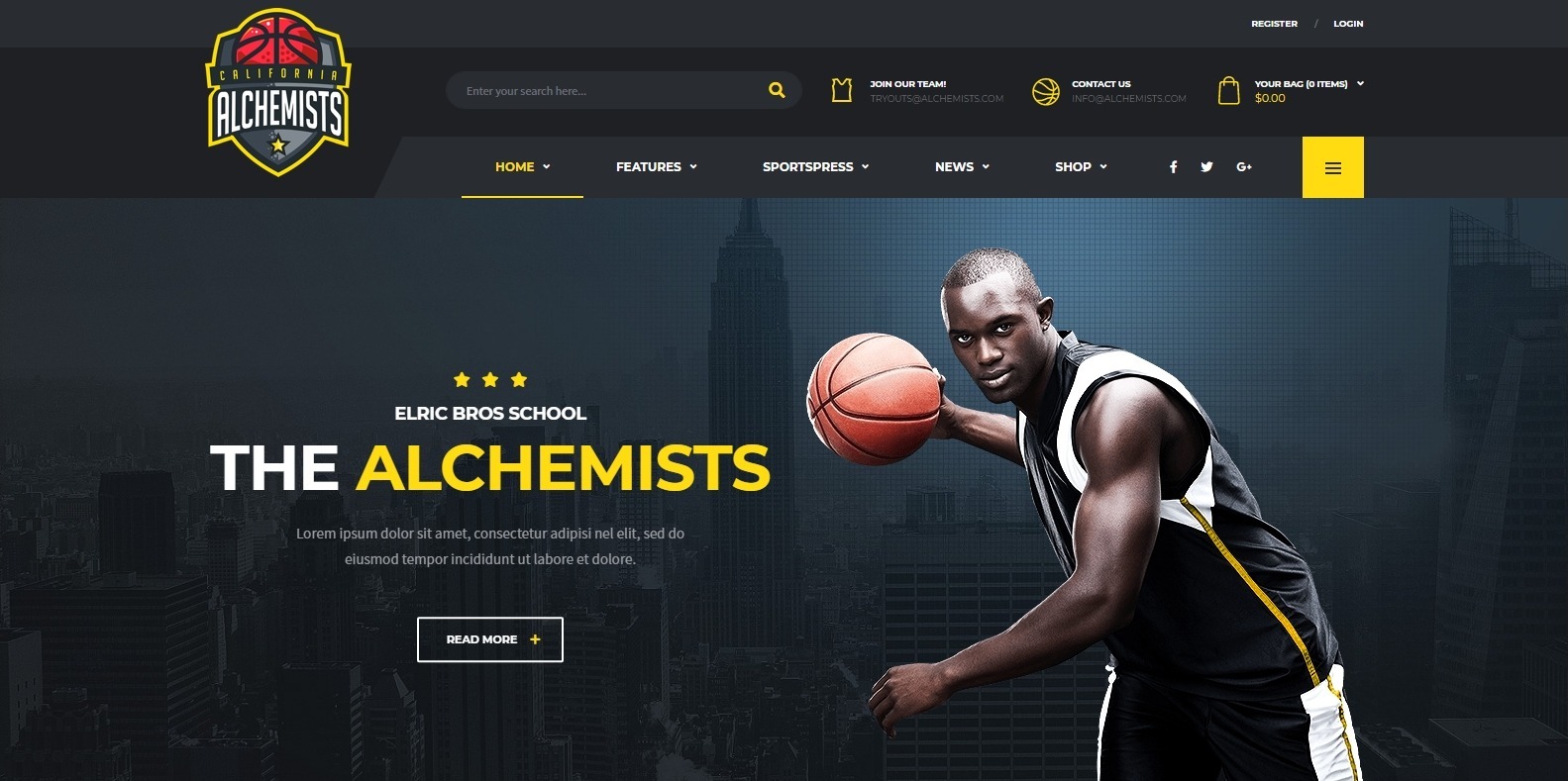 alchemist-softball-website-template-wordpress
