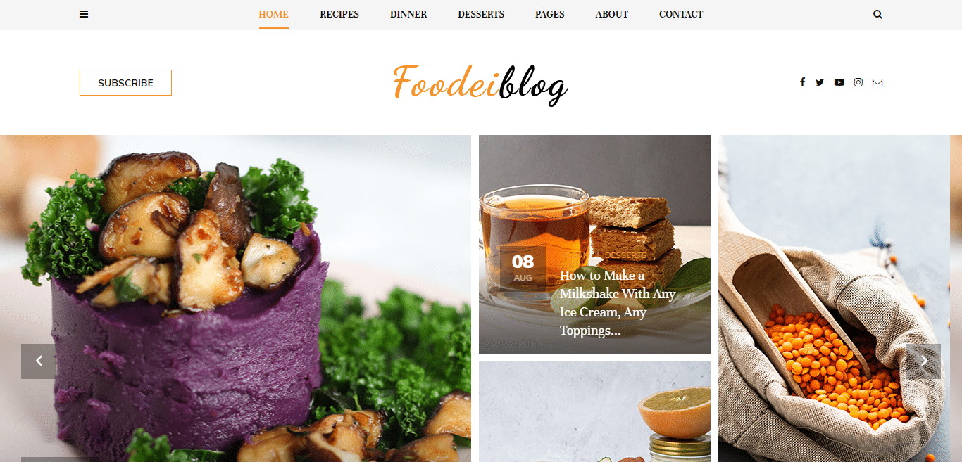 foodieblog-blogger-website-template