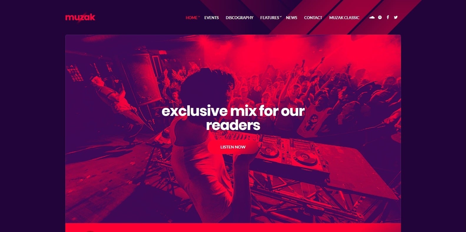 muzak-recording-studio-website-template