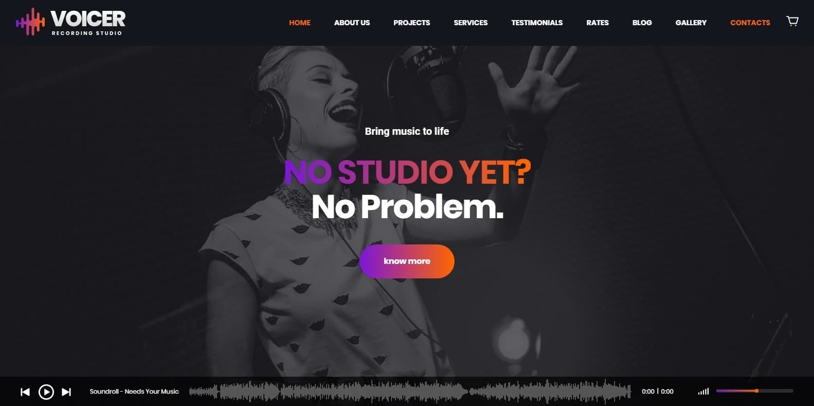 voicer-recording-studio-website-template