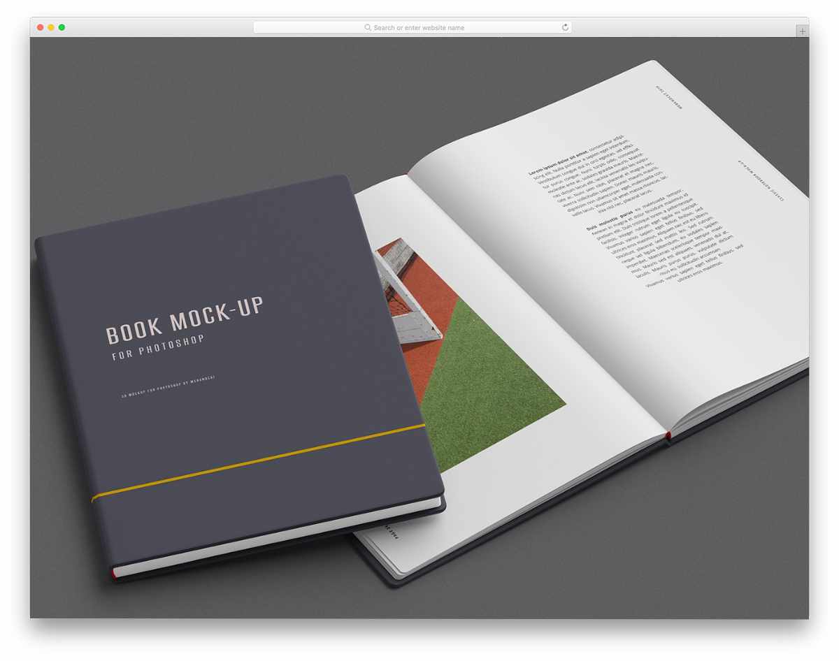 book mockup with useful customization options