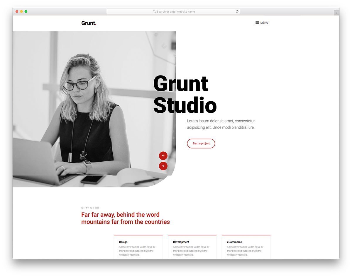 landing page for agencies