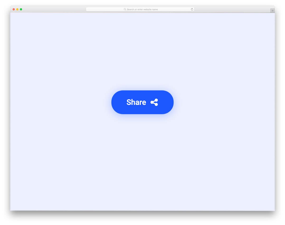 animated share button