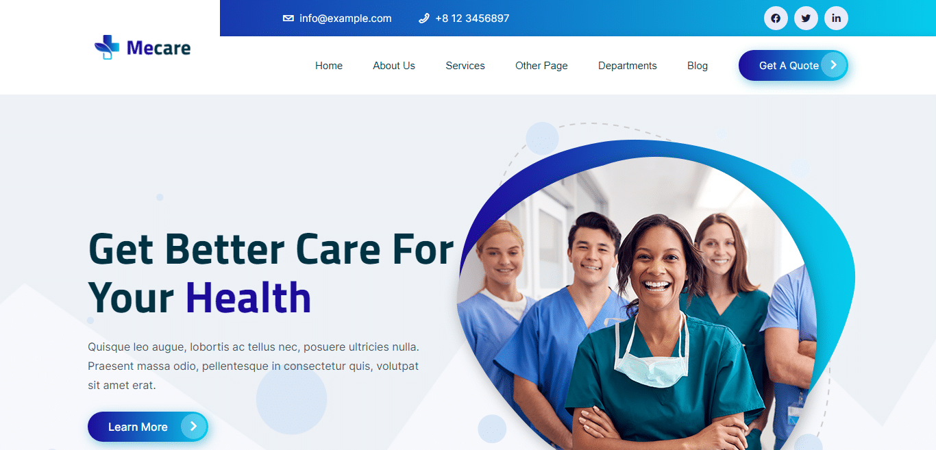 mecare-hospital-website-template