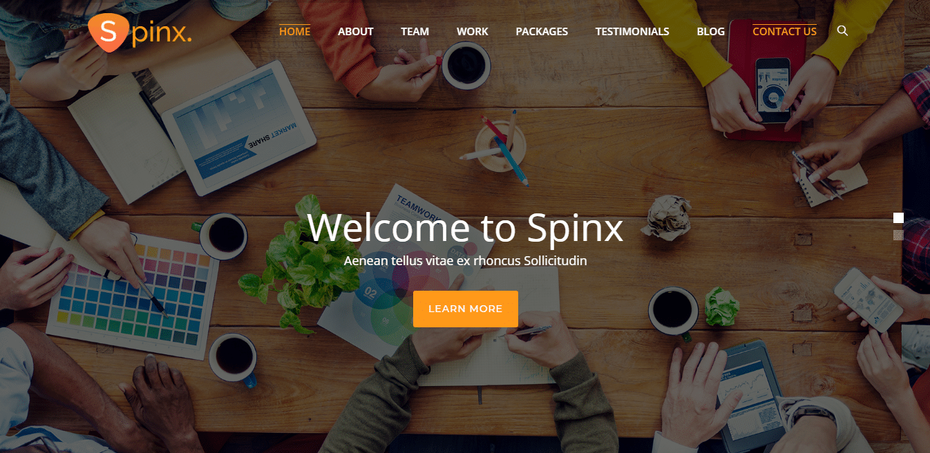 sphinx-one-page-parallax-website-template