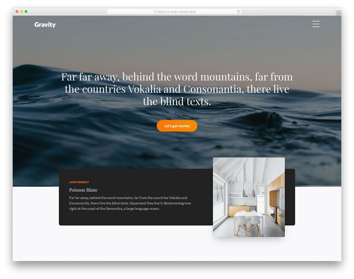 multipurpose business website template with minimal design