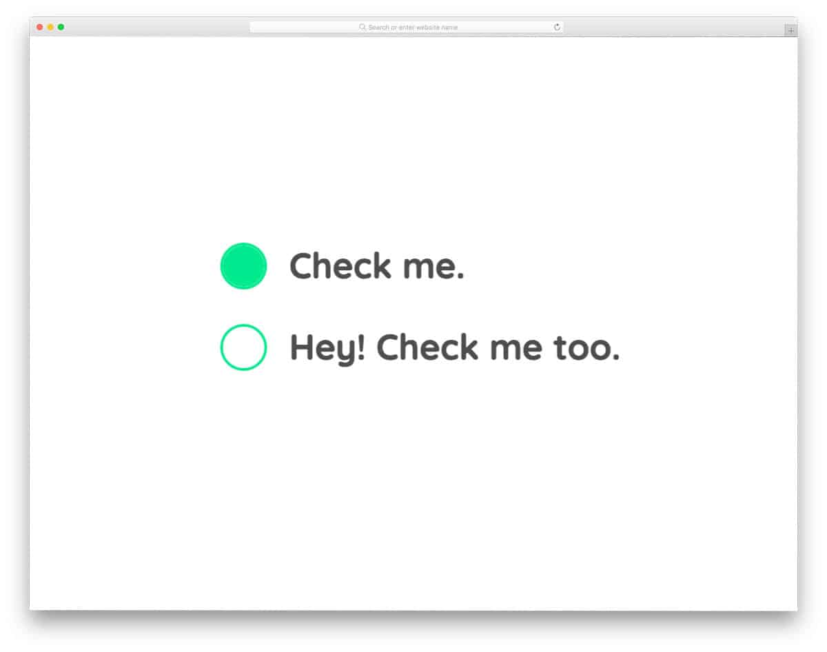 simple yet attractive checkbox