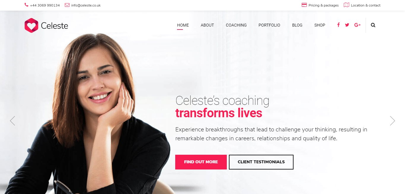 celeste-coaching-website-template