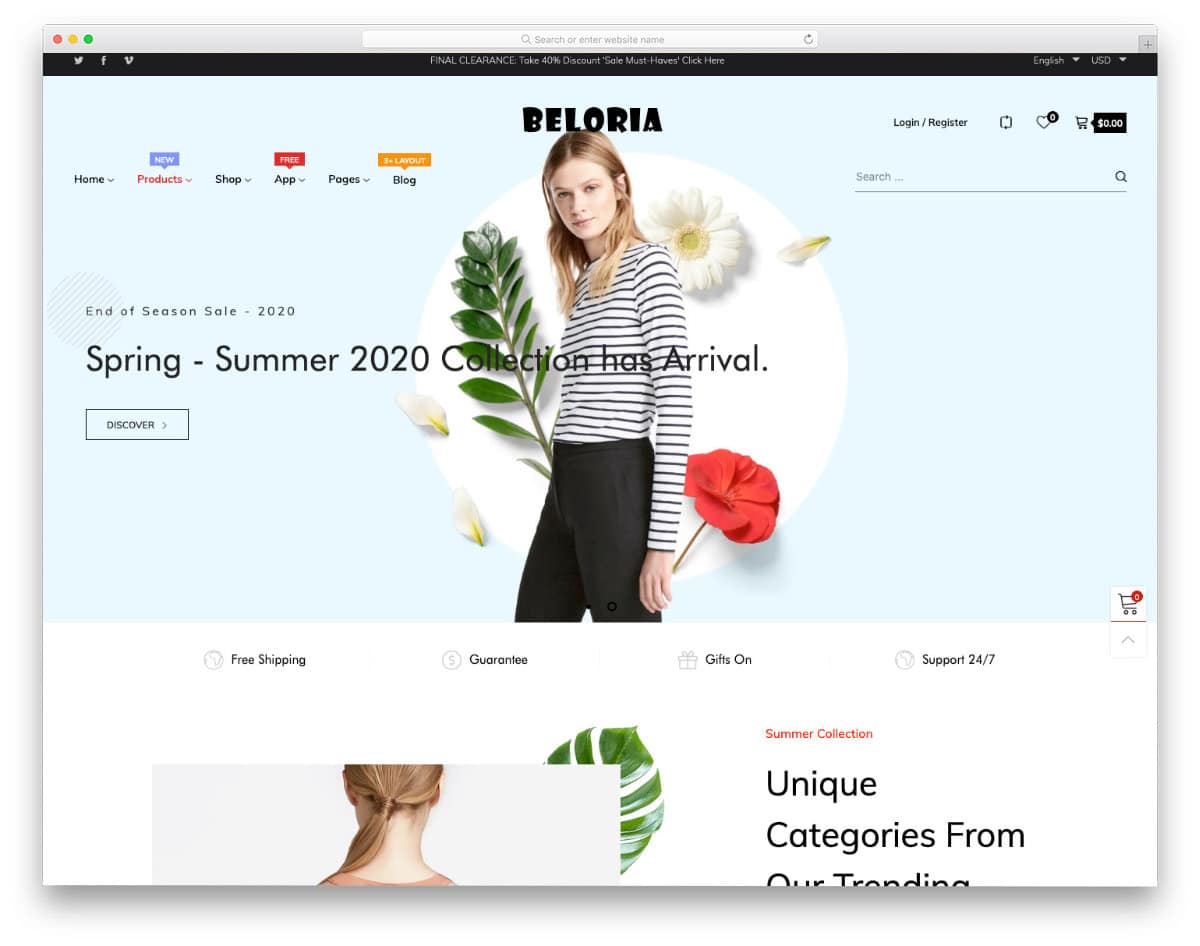 minimal shopify themes with visually stunning looks