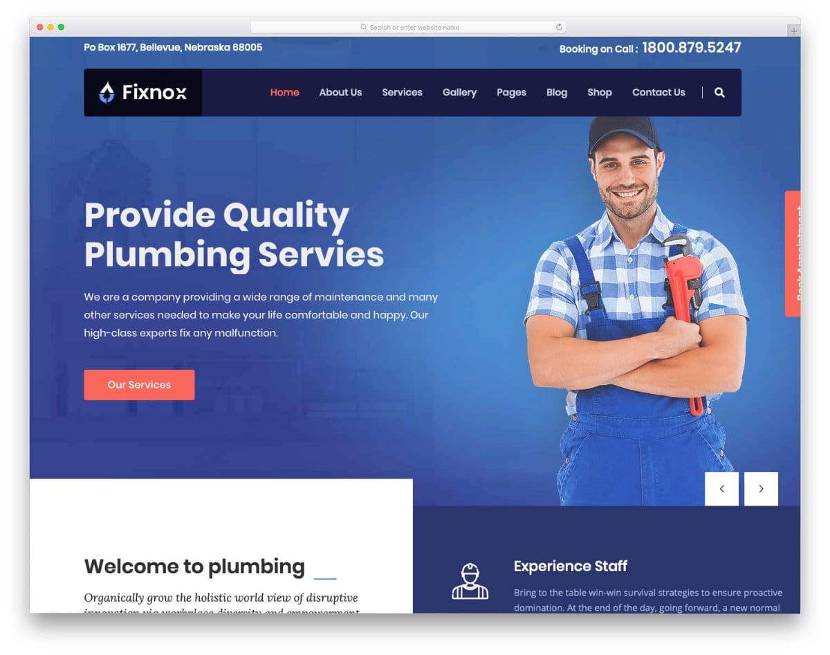 premium-quality plumbing website templates