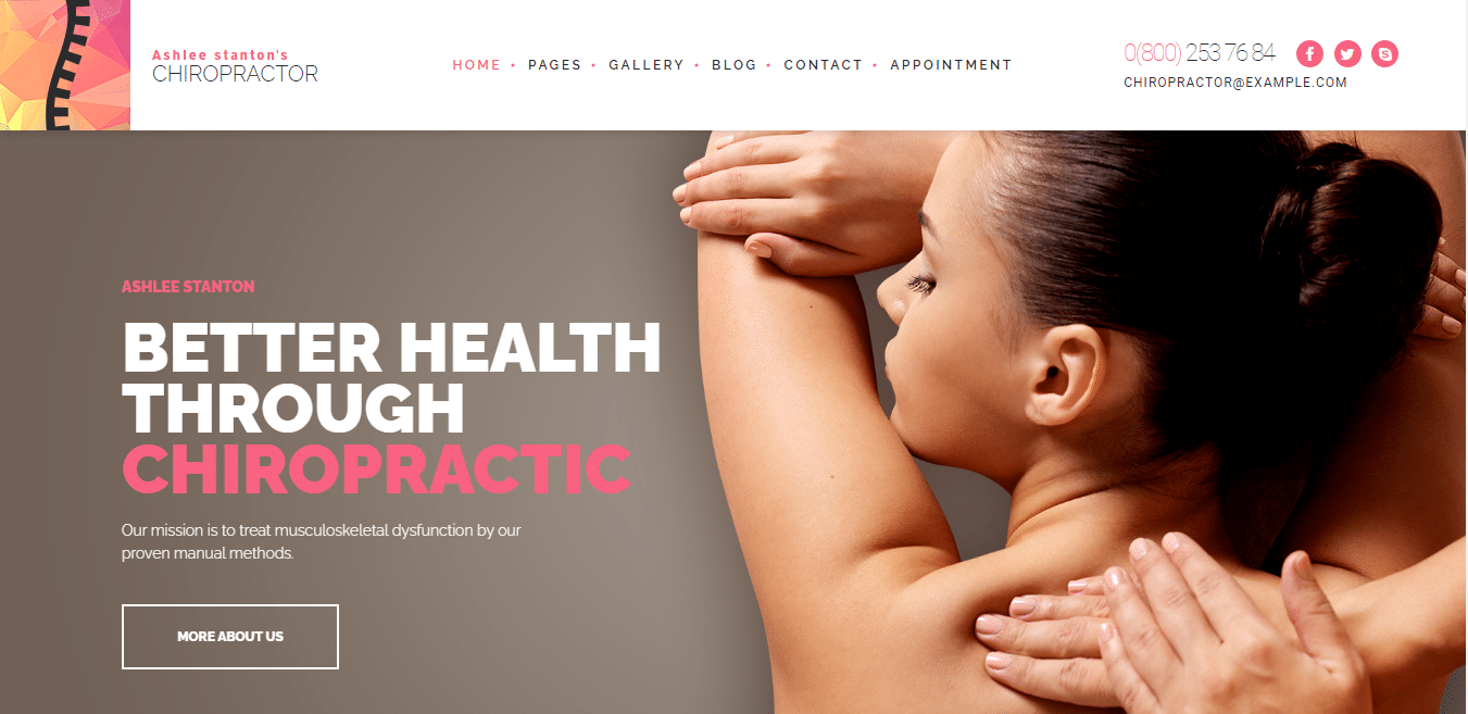 chiropractor-physical-therapy-website-template