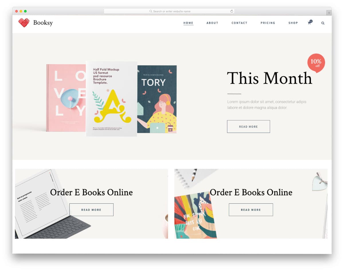 17 Books site Templates For Bookstores & Publishers 2024 uiCookies