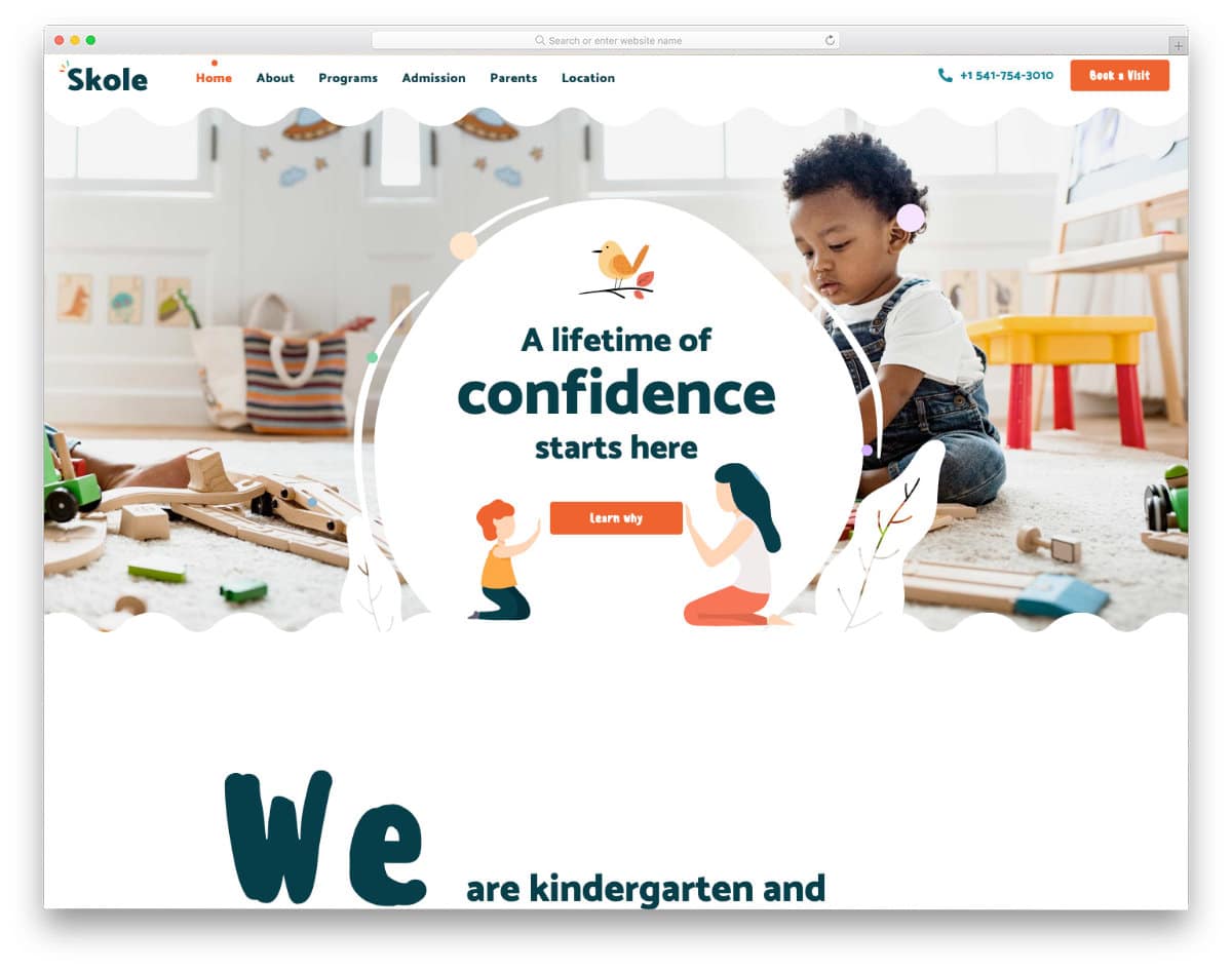 Kindergarten Website Templates 2024