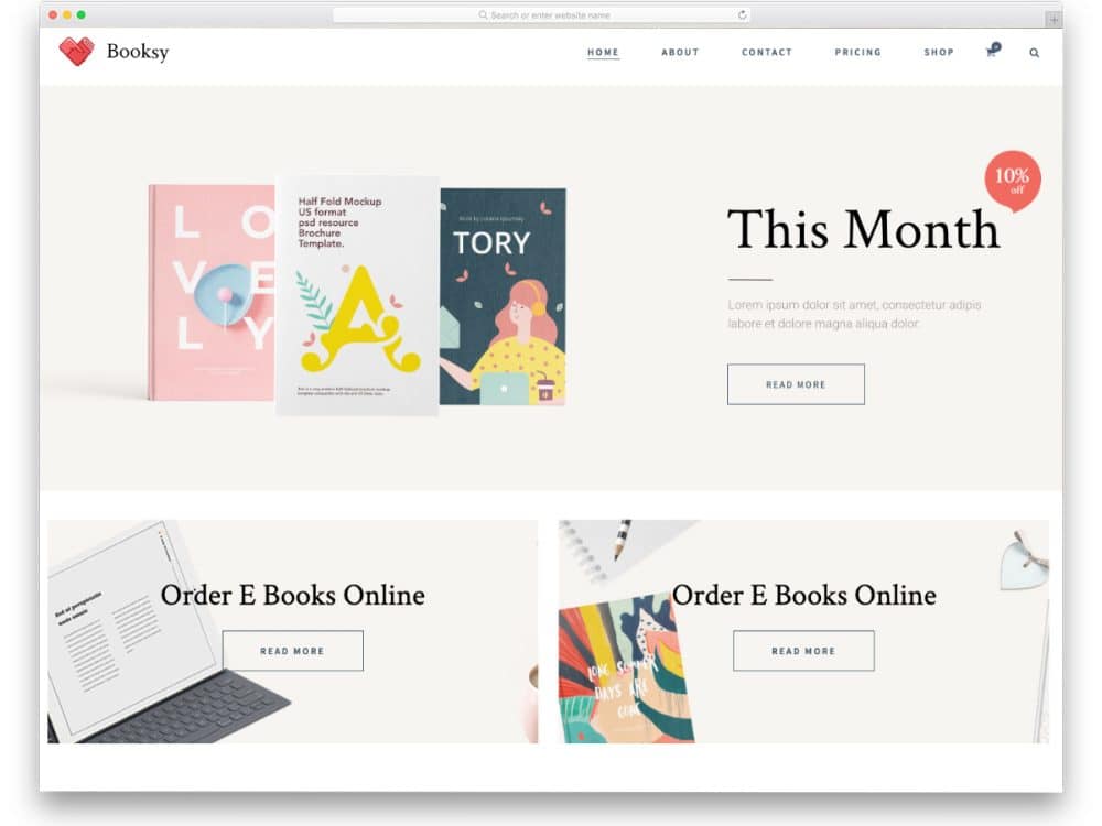 22 Best Books Website Templates For Bookstores & Publishers