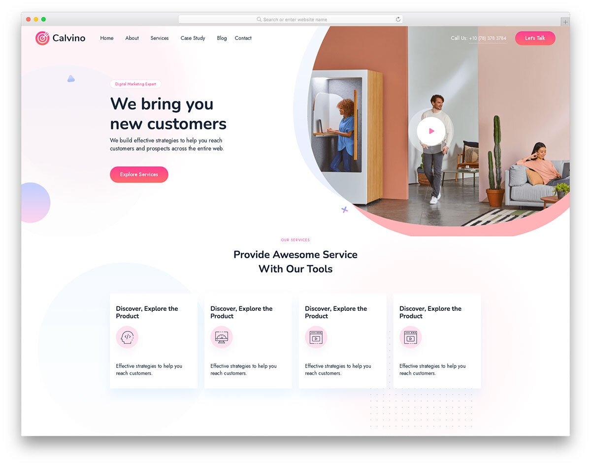 ultra-modern bootstrap landing page template