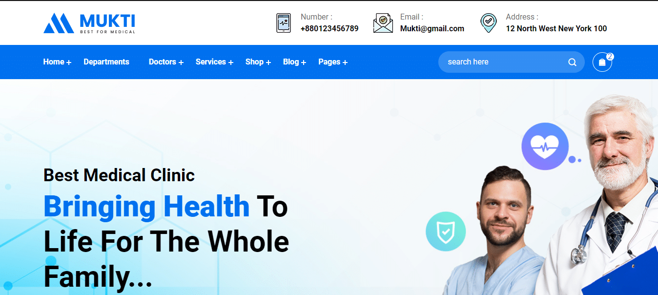 mukti-hospital-website-template