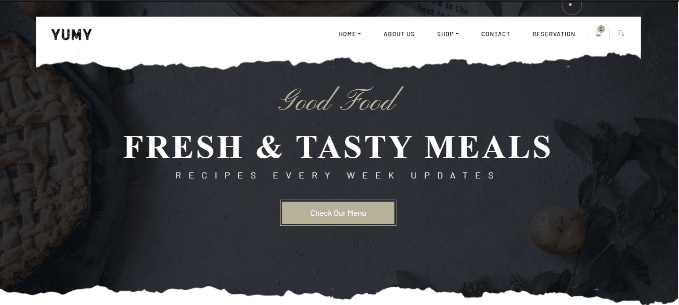 yumyfood-website-template