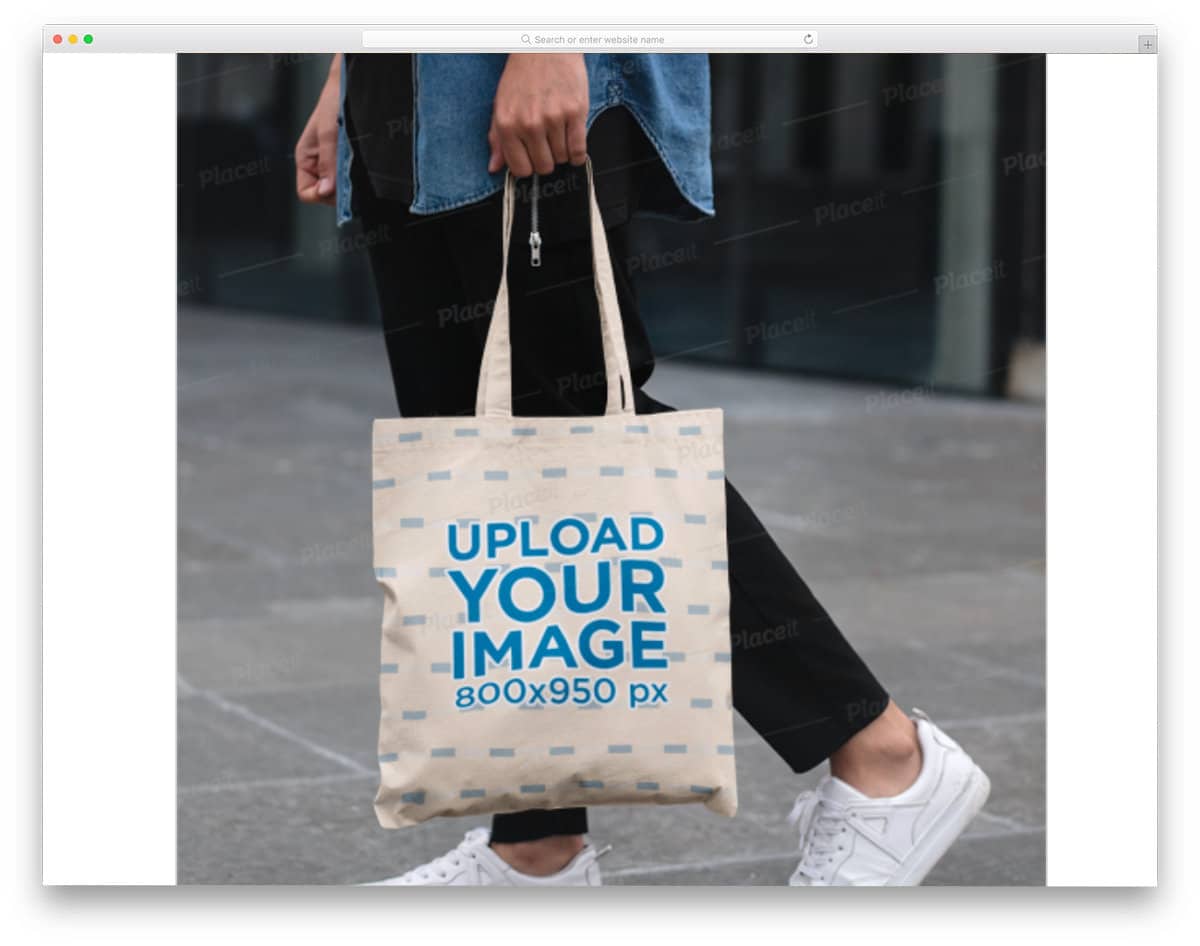 tote bag mockup for product images