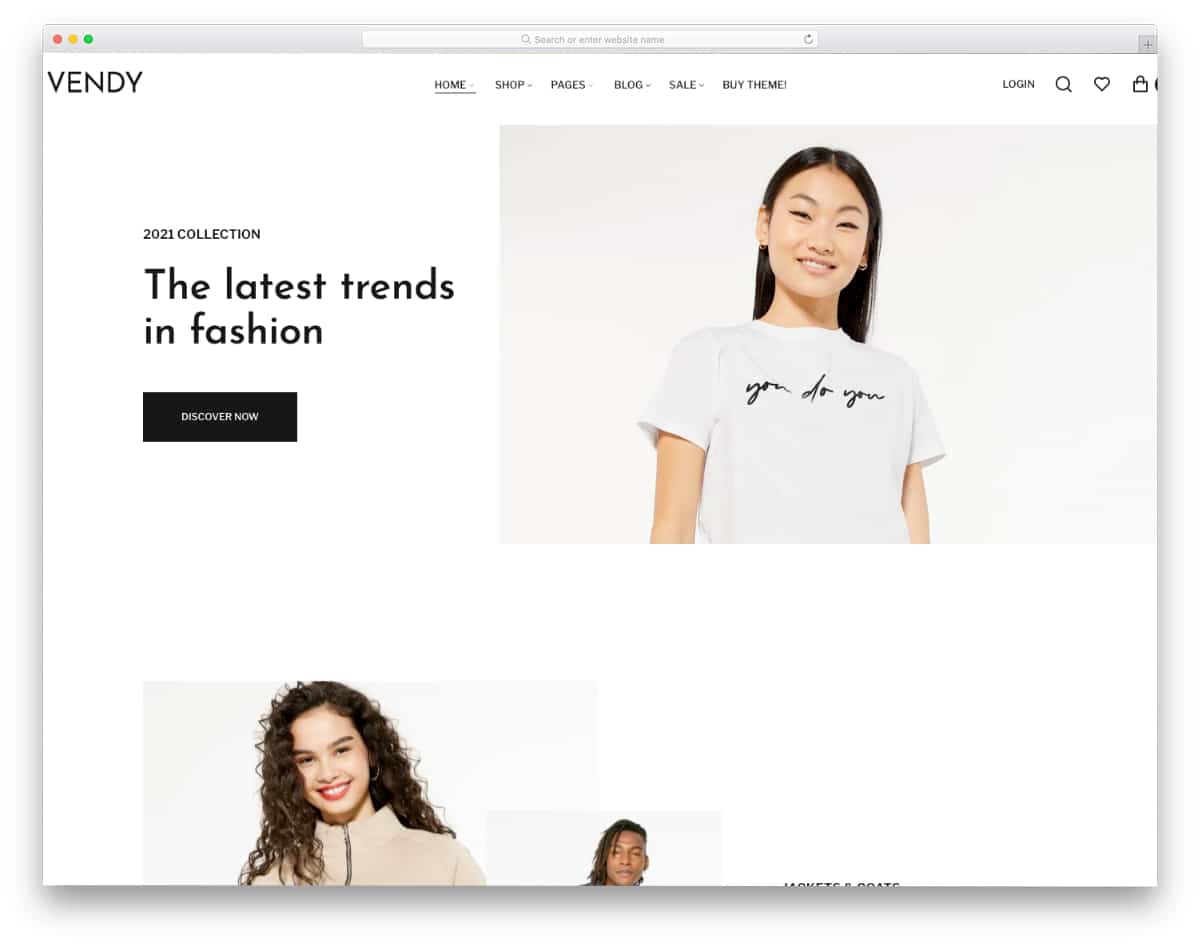 clean and retina-ready shopify theme