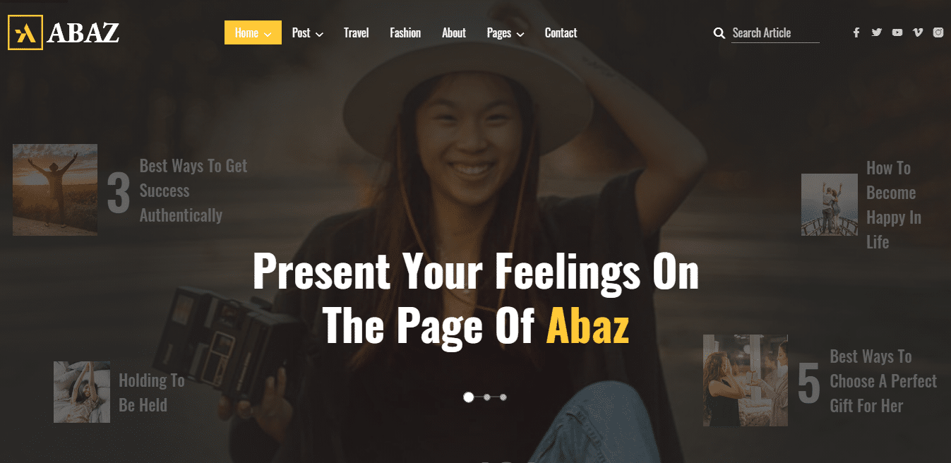 abaz-blog-website-template