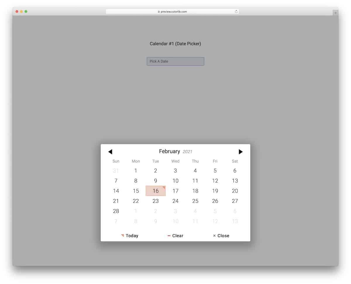 easy to use bootstrap date picker