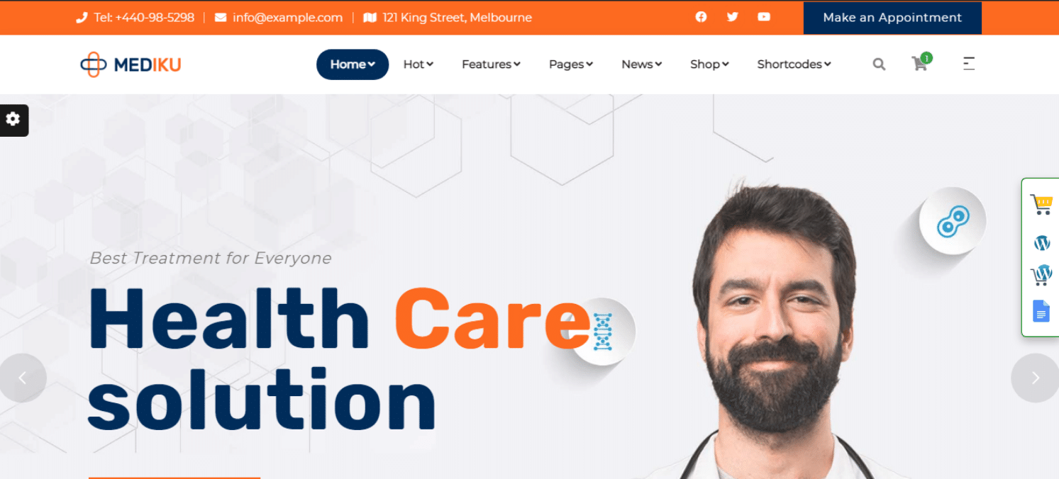 mediku-hospital-website-template