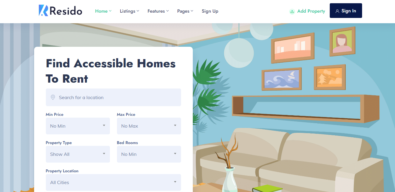 resido-real-estate-website-template