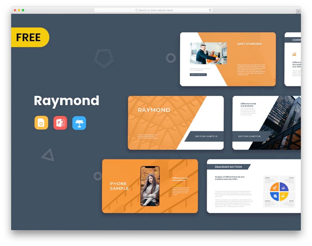 modern powerpoint template free download
