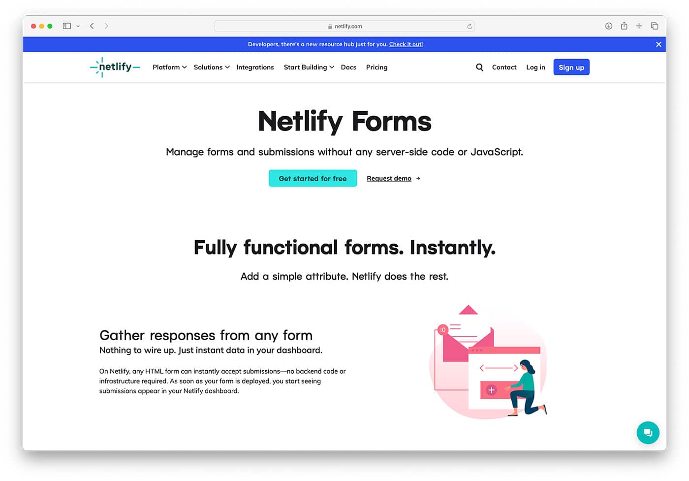 Netlify Forms integration into Ghost CMS